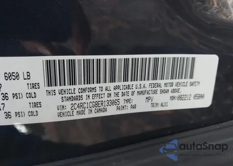 2014 Chrysler Town & Country Touring-L from USA, damaged, VIN 2C4RC1CG8ER133065